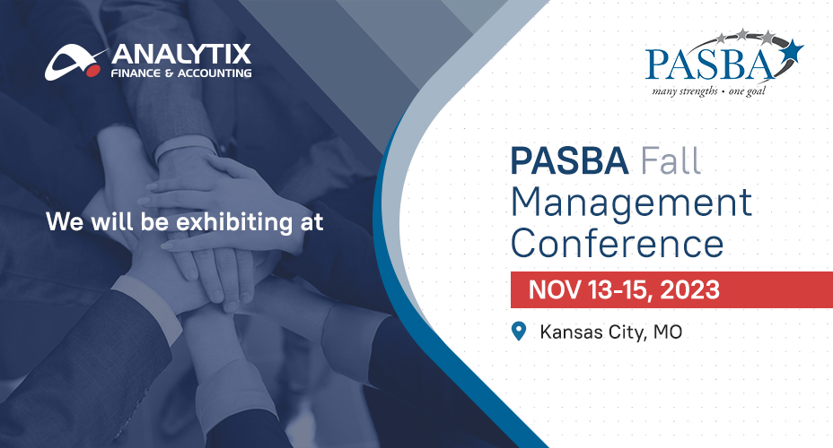 Analytix Solutions at PASBA Fall Management Conference 2023